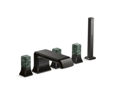 Kallista P32712-GTM Bezel Dkmt Bth Fct W Div Hdswr Gtm Stne