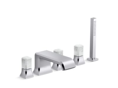 Kallista P32712-WC Bezel Dkmt Bth Fct W Div Hdswr Wc Stone