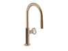KOHLER Billet™ Touchless pull-down kitchen sink faucet with two-function sprayhead