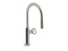 KOHLER Billet™ Touchless pull-down kitchen sink faucet with two-function sprayhead