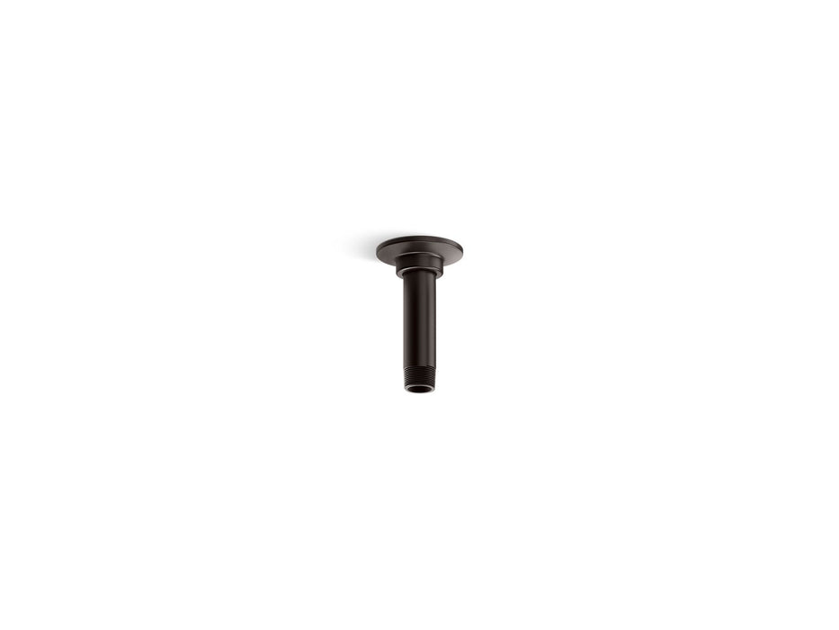 KOHLER 3" ceiling-mount single-function rainhead arm and flange