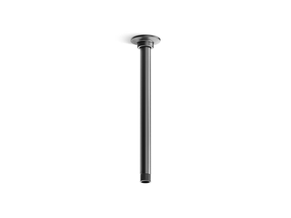 KOHLER 12" ceiling-mount single-function rainhead arm and flange
