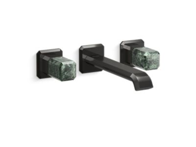 Kallista P33169-GTM Bezel Wm Wide Spread, Long, Gtm Stone