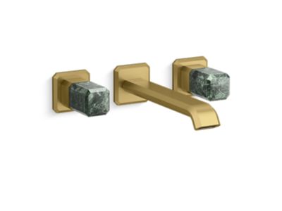 Kallista P33169-GTM Bezel Wm Wide Spread, Long, Gtm Stone