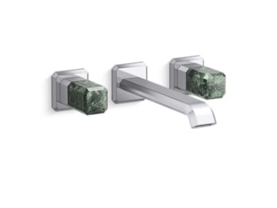 Kallista P33169-GTM Bezel Wm Wide Spread, Long, Gtm Stone