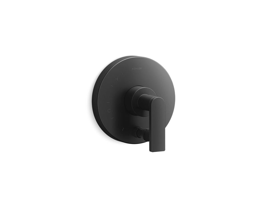 KOHLER Composed Rite-Temp valve trim with push-button diverter and lever handle