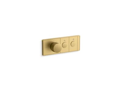 Kallista P34719-00 2-Outlet Trim Push Button Mechanical
