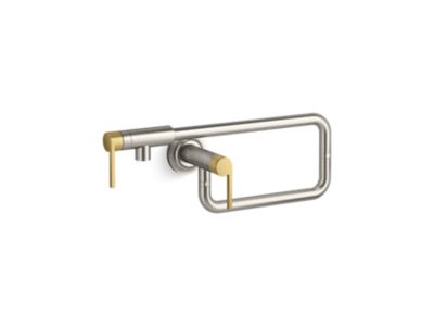 Kallista P23181-2MB Juxtapose Wall Mount Pot Filler