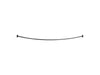 KOHLER Expanse Contemporary design curved shower rod