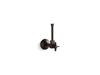 KOHLER 1/2" angle supply with stop, cross handle and rigid vertical tube