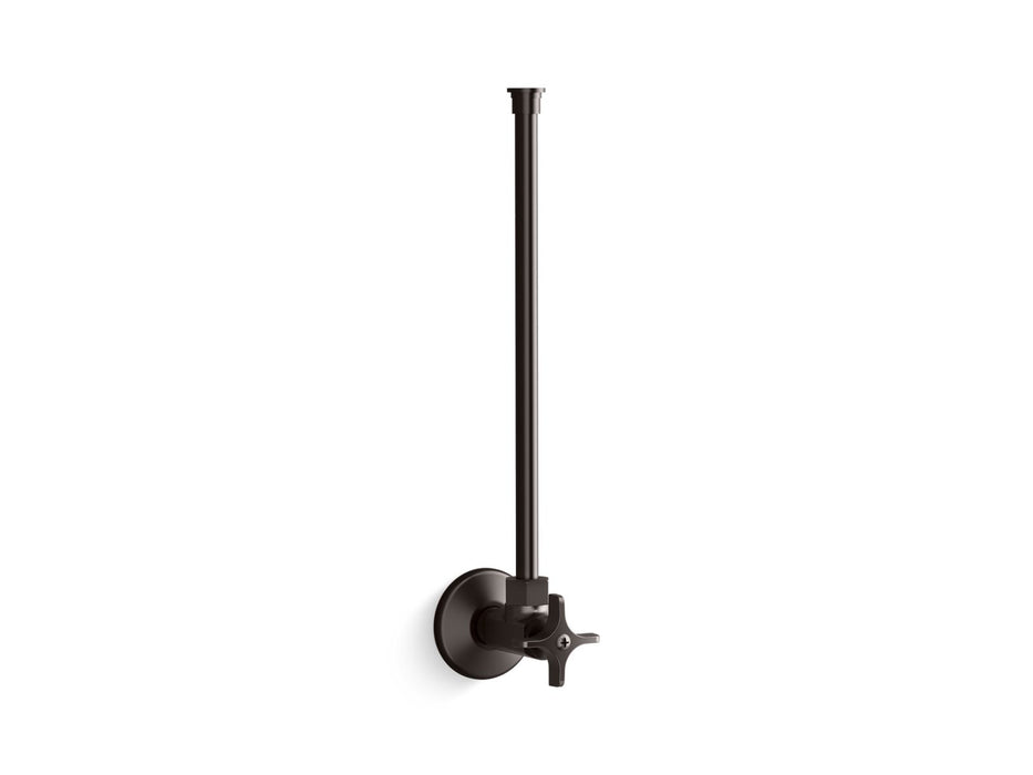 KOHLER 1/2" NPT angle supply with stop with cross handle and annealed vertical tube