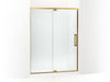 KOHLER K-CA37600-8L Statement 76" H pivot shower door with 5/16"-thick glass