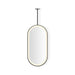 Robern YM2040 Sculpt Hanging Pill Framed Mirror, 20" x 40" x 1-7/8", Perimeter Light Pattern, Warm White (3000K), Dimmable