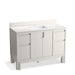 KOHLER Solive™ 48" bathroom vanity cabinet with sink and quartz top
