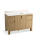KOHLER Solive™ 48" bathroom vanity cabinet with sink and quartz top