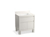 KOHLER Solive™ 30" bathroom vanity cabinet with sink and quartz top