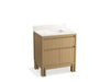 KOHLER Solive™ 30" bathroom vanity cabinet with sink and quartz top