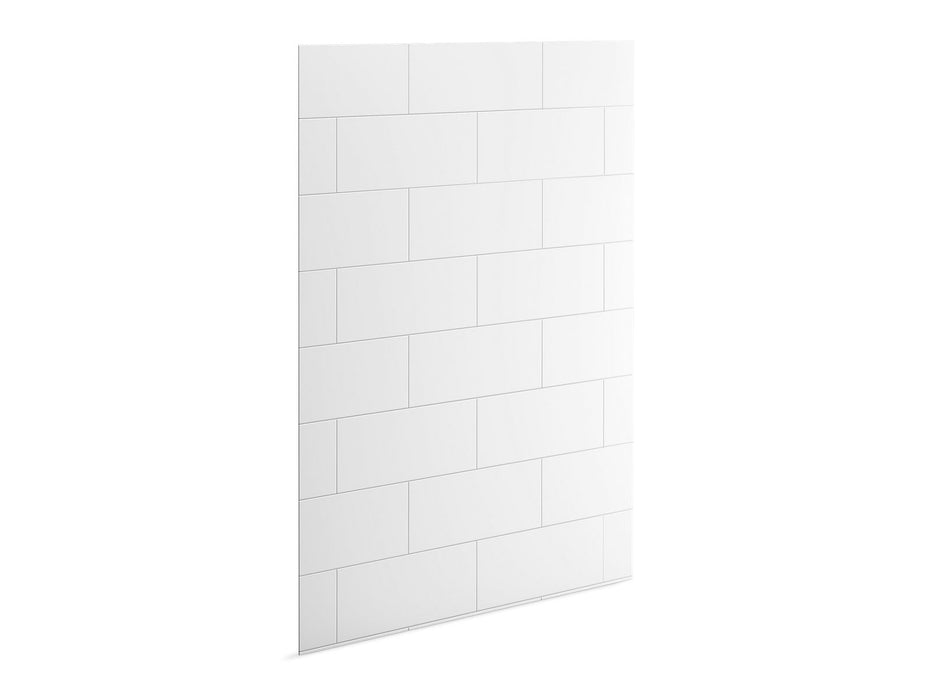KOHLER K-39438-T07 Stoneridge 96" x 60" shower back wall with large block design