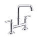 Kallista P25001-00 Quincy Bridge Faucet, Deck Mount