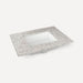 Quartz Stone Vanity Top, 30" x 1-1/8" x 23", Center Undercounter Sink, Three Hole, For Sendai and Chestnut Hill