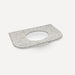 Quartz Stone Vanity Top, 36" x 1-1/8" x 23", Center Undercounter Sink, Three Hole, For Rosebrook