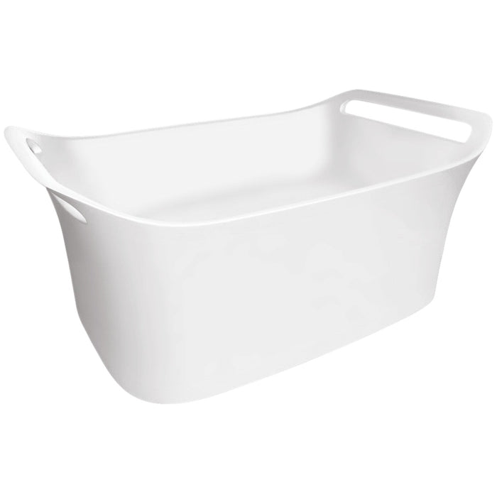 AXOR 11302000 Urquiola Oval Wall Mounted Bathroom Sink with Integrated Towel Holders