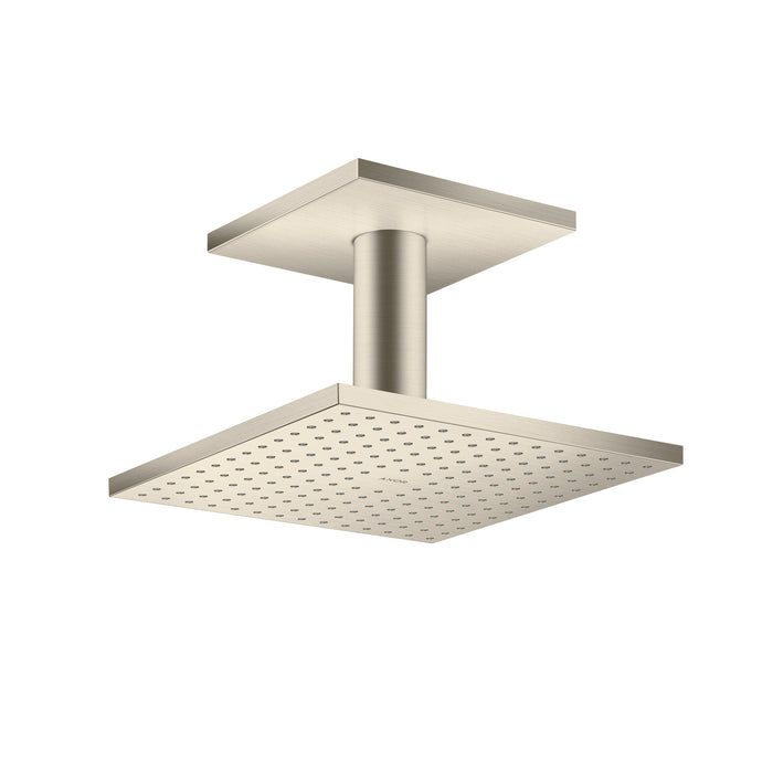 AXOR ShowerSolutions Showerhead 250 Square 2-Jet Ceiling Connection, 1.75 GPM