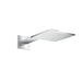 AXOR ShowerSolutions Showerhead 250 Square 2- Jet with Showerarm Trim, 2.5 GPM