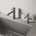 Satin Dark Steel - BLANCO Alta II Low Arc Beverage Faucet - RO Compatible