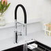 Chrome - BLANCO Catris Flexo Semi-Pro Pull-Down Dual-Spray Kitchen Faucet