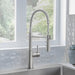 Pvd Steel - BLANCO Catris Semi-Pro Pull-Down Dual-Spray Kitchen Faucet