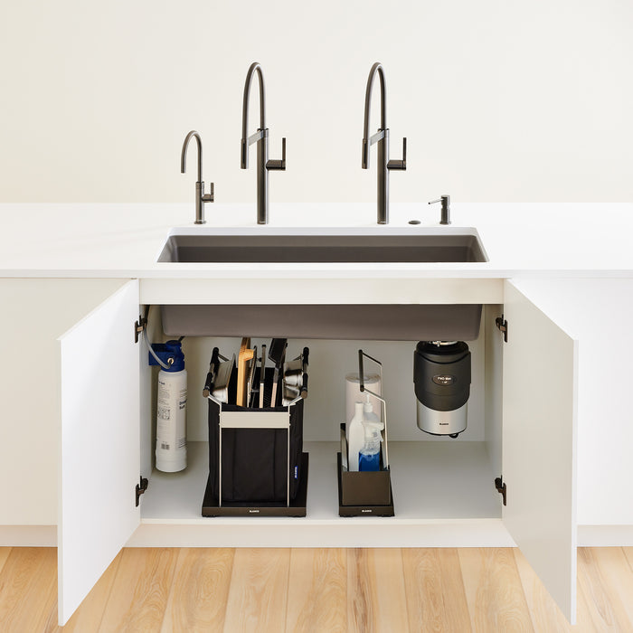 Satin Dark Steel - BLANCO Culina II Semi-Pro Pull-Down Dual-Spray Kitchen Faucet