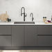 Satin Dark Steel - BLANCO Culina II Semi-Pro Pull-Down Dual-Spray Kitchen Faucet