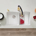 White - BLANCO Diamond SILGRANIT 32" 50/50 Double Bowl Undermount Kitchen Sink