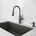 Satin Dark Steel - BLANCO Empressa High Arc Pull-Down Dual-Spray Kitchen Faucet