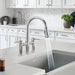 Chrome - BLANCO Empressa Pull-Down Dual-Spray Bridge Faucet