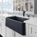 Anthracite - BLANCO Ikon SILGRANIT 30" Single Bowl Apron-Front Farmhouse Sink