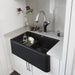 Anthracite - BLANCO Ikon SILGRANIT 30" Single Bowl Apron-Front Farmhouse Sink