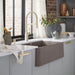 Volcano Gray - BLANCO Ikon SILGRANIT 33" Single Bowl Apron-Front Farmhouse Sink
