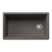 Volcano Gray - BLANCO Inteos SILGRANIT 33" Single Bowl Reversible Undermount Workstation Kitchen Sink