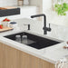 Coal Black - BLANCO Precis SILGRANIT 32" Super Single Undermount Kitchen Sink