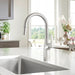 Pvd Steel - BLANCO Rivana High-Arc Pull-Down Dual-Spray Kitchen Faucet