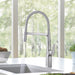 Pvd Steel - BLANCO Rivana Semi-Pro Pull-Down Dual-Spray Kitchen Faucet