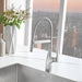 Pvd Steel - BLANCO Rivana Semi-Pro Pull-Down Dual-Spray Kitchen Faucet