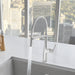 Pvd Steel - BLANCO Rivana Semi-Pro Pull-Down Dual-Spray Kitchen Faucet