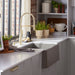 Satin Gold - BLANCO Rivana Semi-Pro Pull-Down Dual-Spray Kitchen Faucet