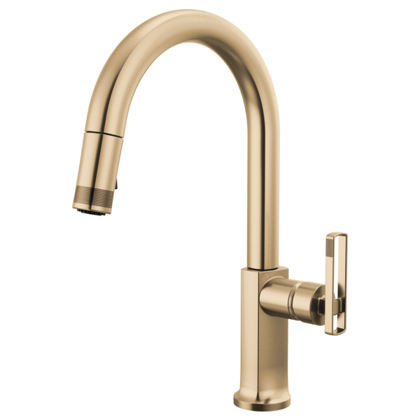 Brizo Kintsu 63006LF Pull-Down Faucet with Arc Spout - Less Handle