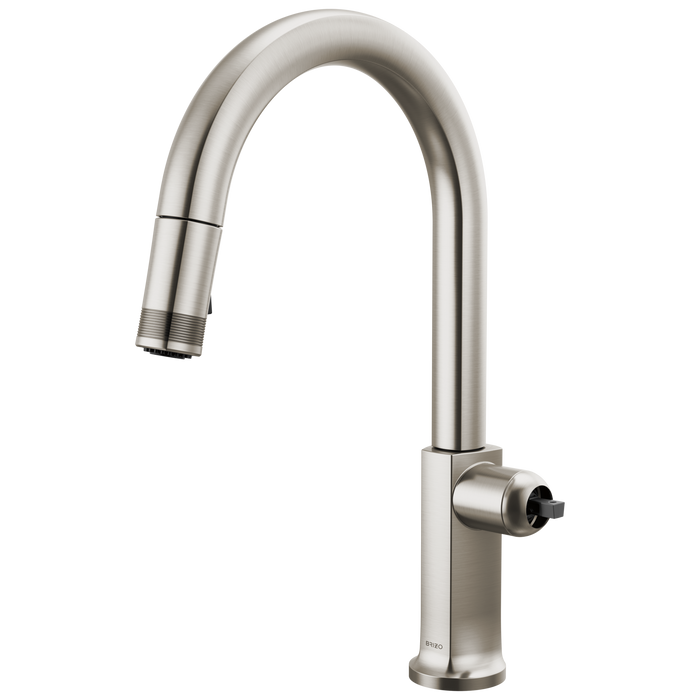 Brizo Kintsu 63006LF Pull-Down Faucet with Arc Spout - Less Handle