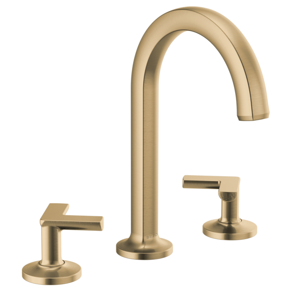 Brizo Kintsu 65306LF Widespread Lavatory Faucet with Arc Spout - Less Handles 1.5 GPM