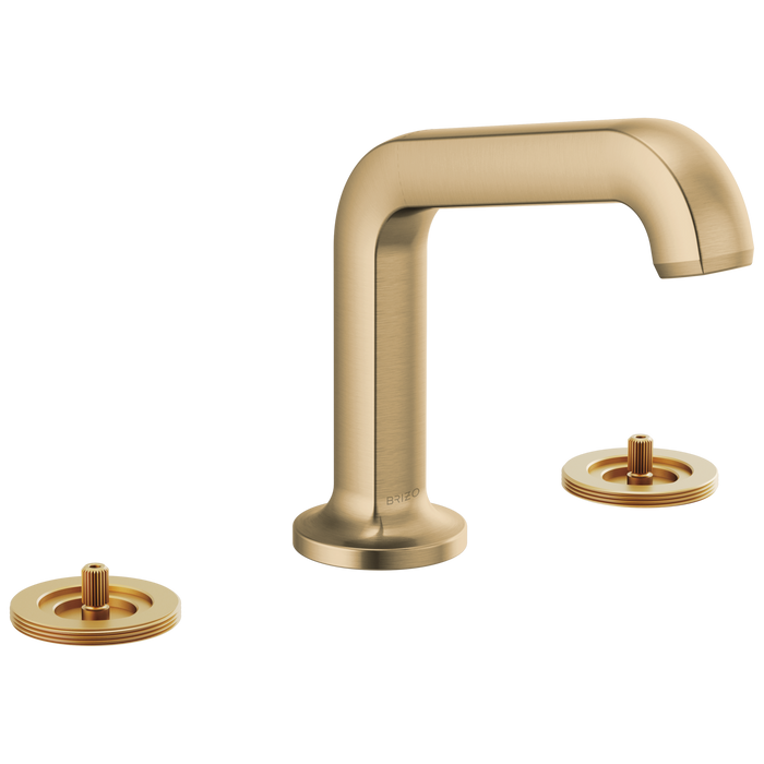 Brizo Kintsu 65307LF Widespread Lavatory Faucet with Angled Spout - Less Handles 1.5 GPM